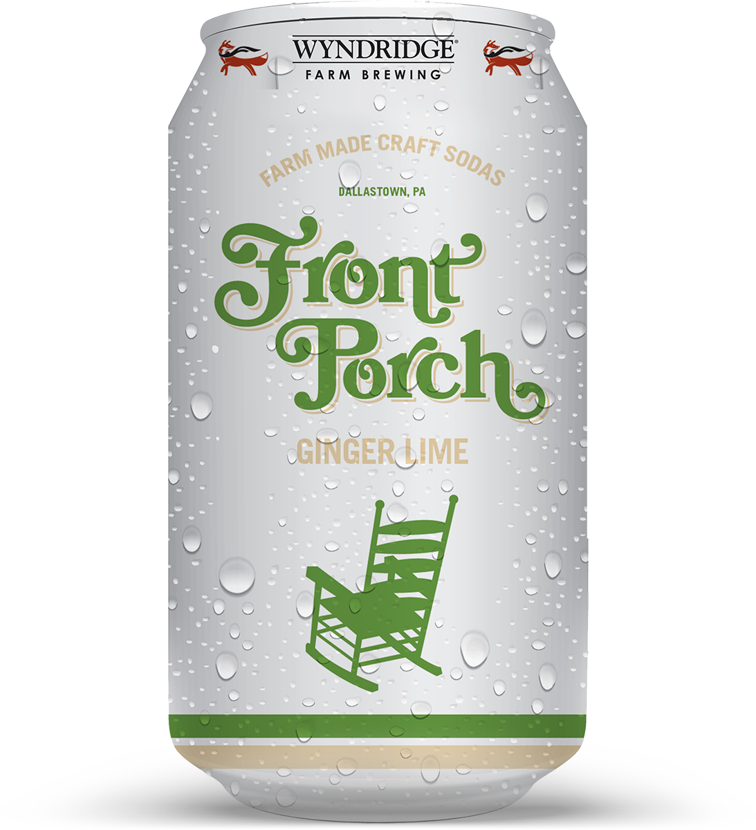 Front Porch Soda Can: Ginger Lime