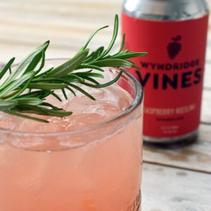 Wyndridge Vines' Raspberry Riesling Cocktail