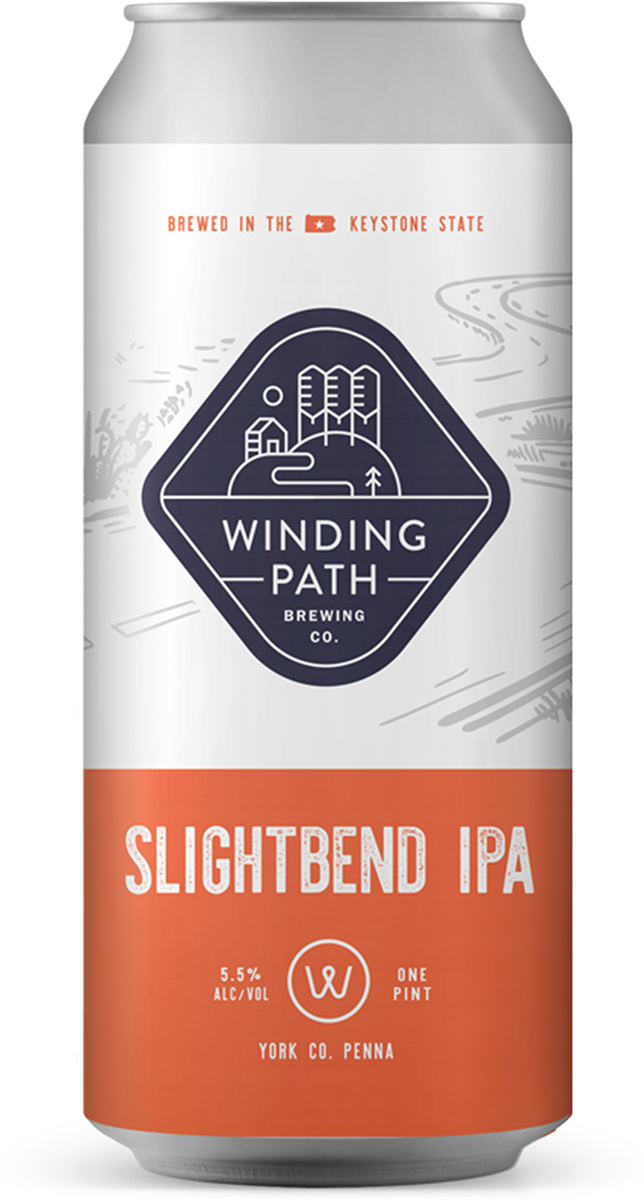 Winding Path Brewing Co. Can: Slightbend IPA