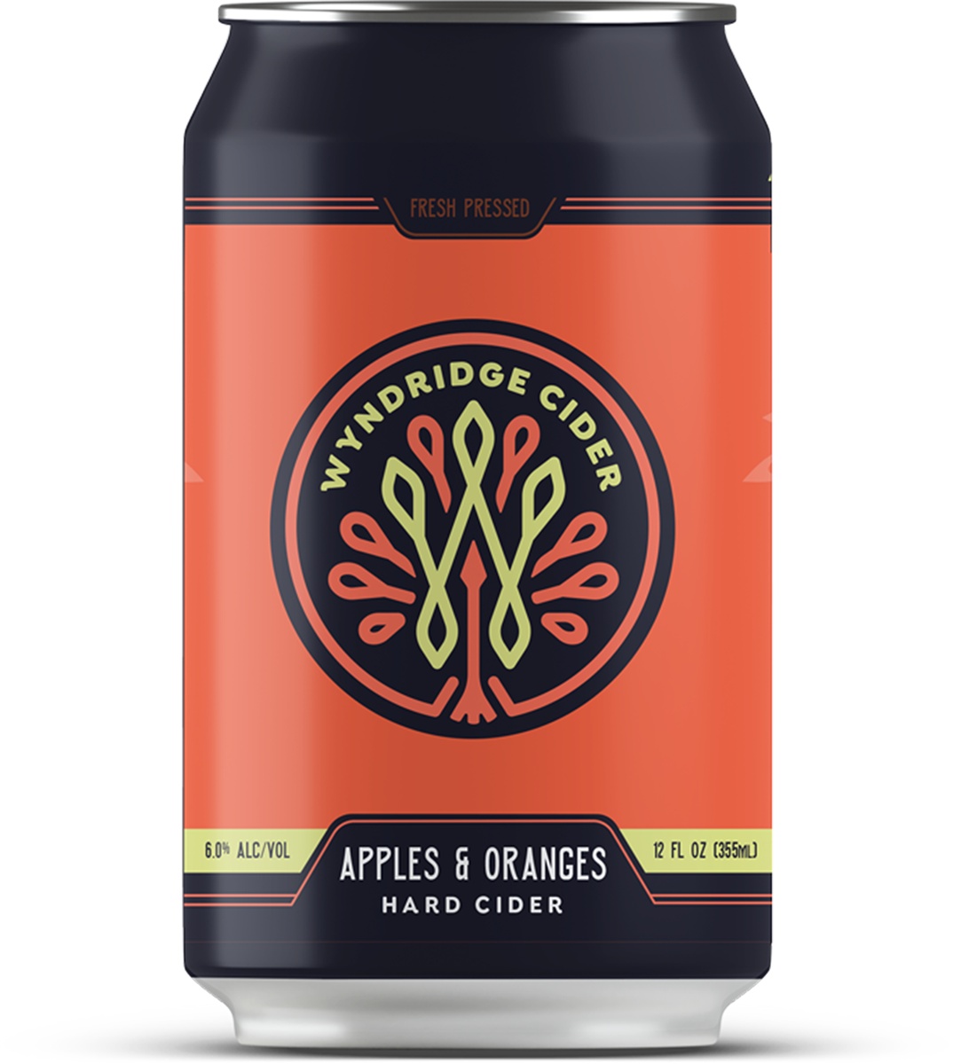 Wyndridge Cider Can: Apples & Oranges