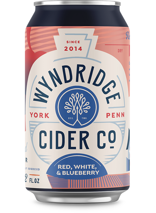 Wyndridge Red, White & Blueberry Hard Cider