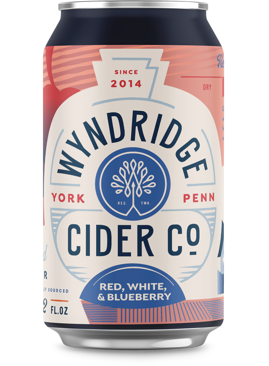 Wyndridge Red, White & Blueberry Hard Cider