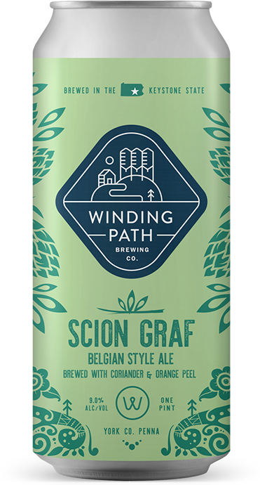 Winding Path Brewing Co. Can: Scion Graf