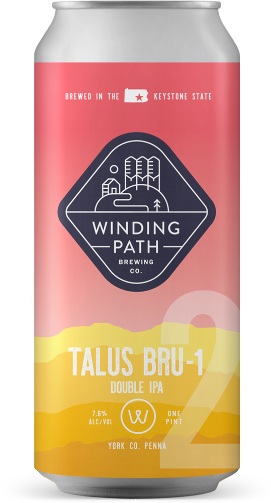 Winding Path Brewing Co. Can: Talus Bru-1 DIPA